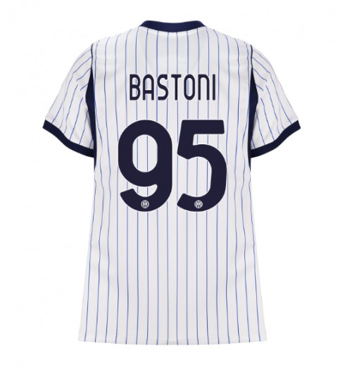 Inter Milan Alessandro Bastoni #95 Bortedrakt Dame 2026-27 Korte ermer Inter Milan Alessandro Bastoni #95 Bortedrakt Dame 2026-27 Korte ermer